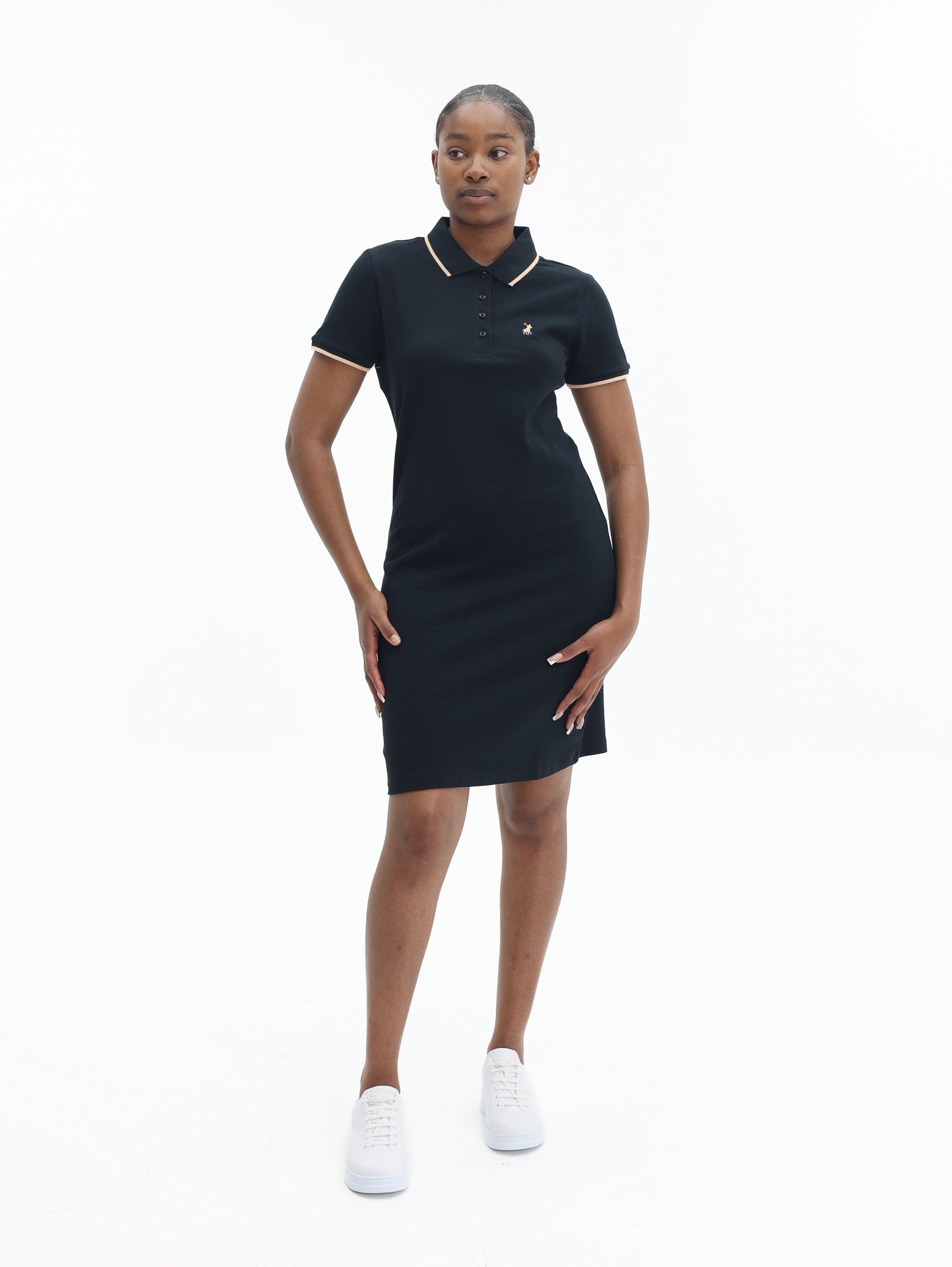 Polo Leah SS Polo Dress Black